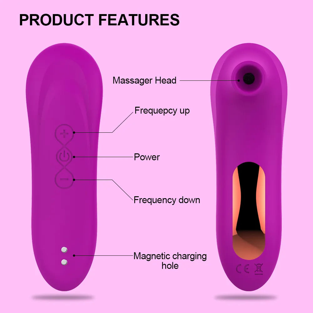 Tingle Vibes Ares Sucker Clitoris Vibrator