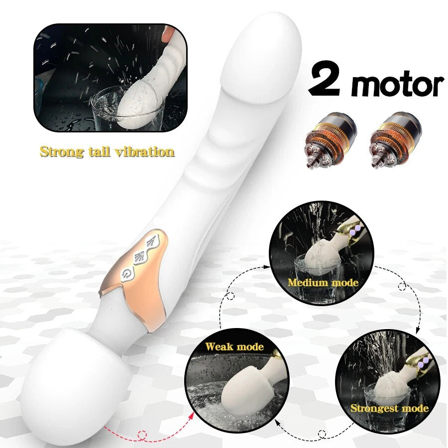 Tingle Vibes Pothos Powerful AV Vibrator Dildos Wand