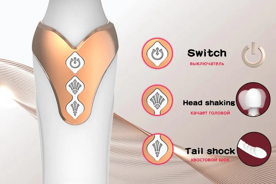 Tingle Vibes Pothos Powerful AV Vibrator Dildos Wand