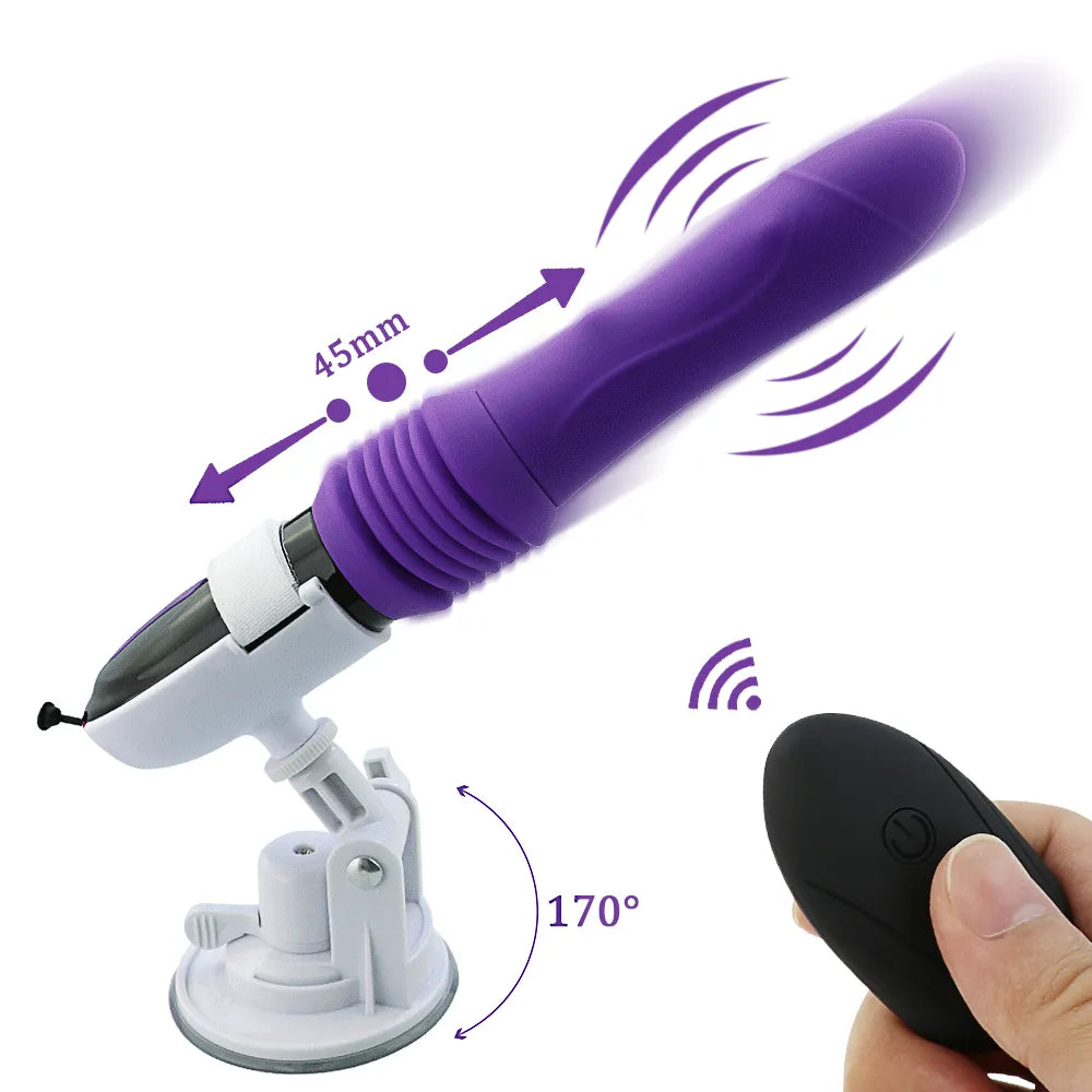 Tingle Vibes Psyche Telescopic Dildo Vibrator