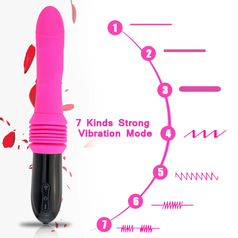 Tingle Vibes Psyche Telescopic Dildo Vibrator