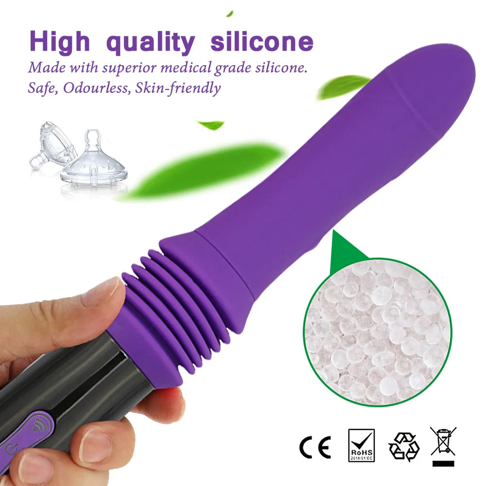 Tingle Vibes Psyche Telescopic Dildo Vibrator